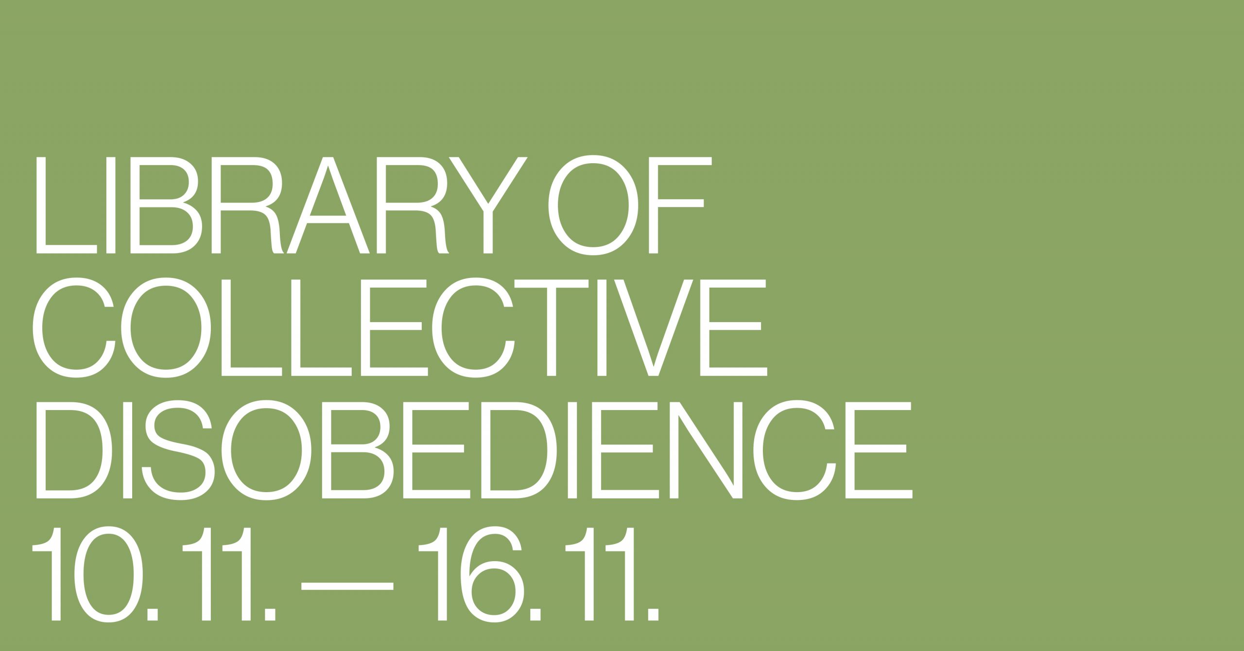 Library of Collective Disobedience