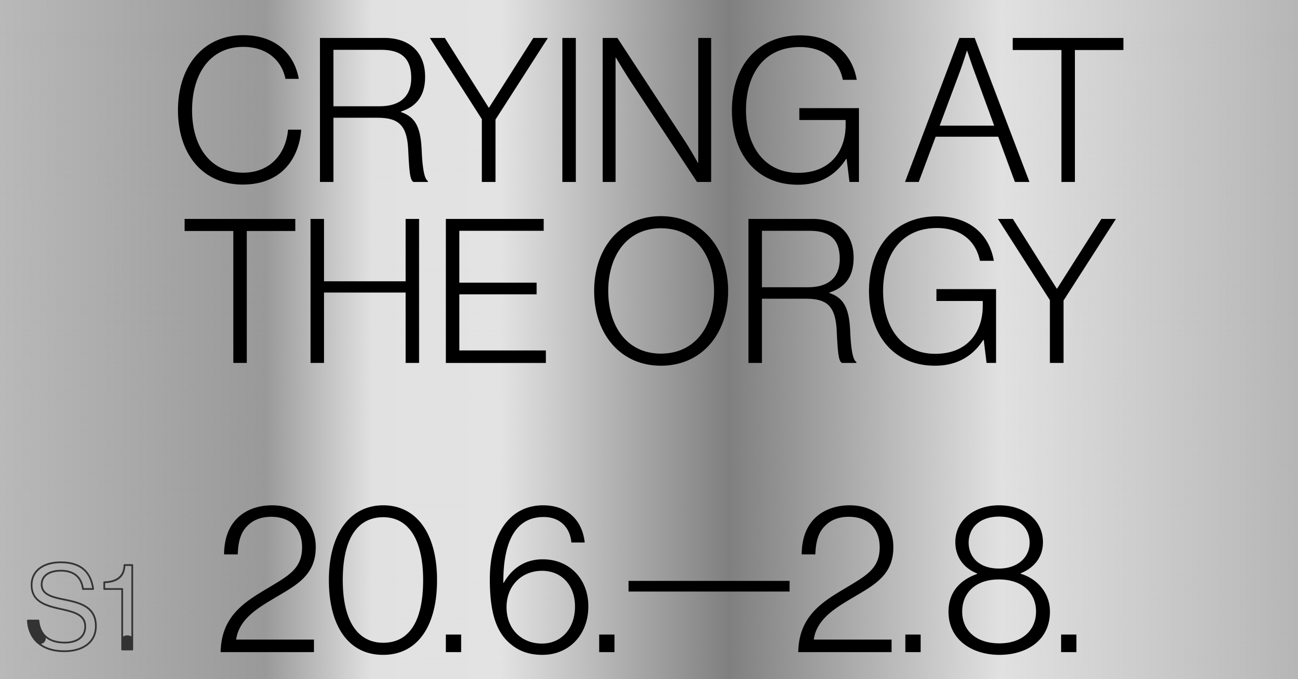 Crying at the orgy